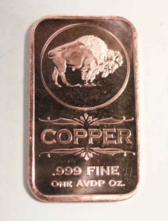 1 OZ COPPER BAR