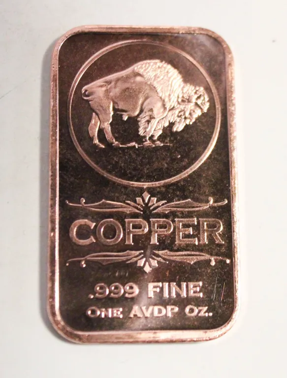 1 OZ COPPER BAR