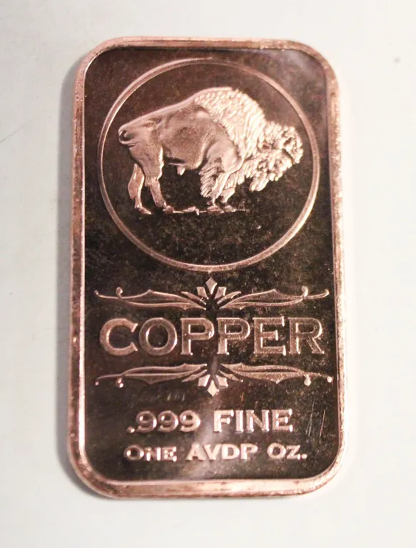 1 OZ COPPER BAR