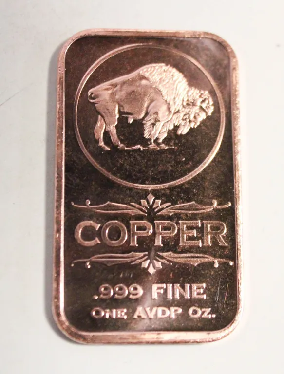 1 OZ COPPER BAR