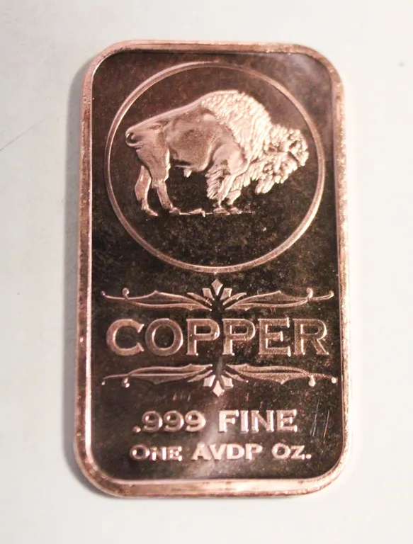 1 OZ COPPER BAR