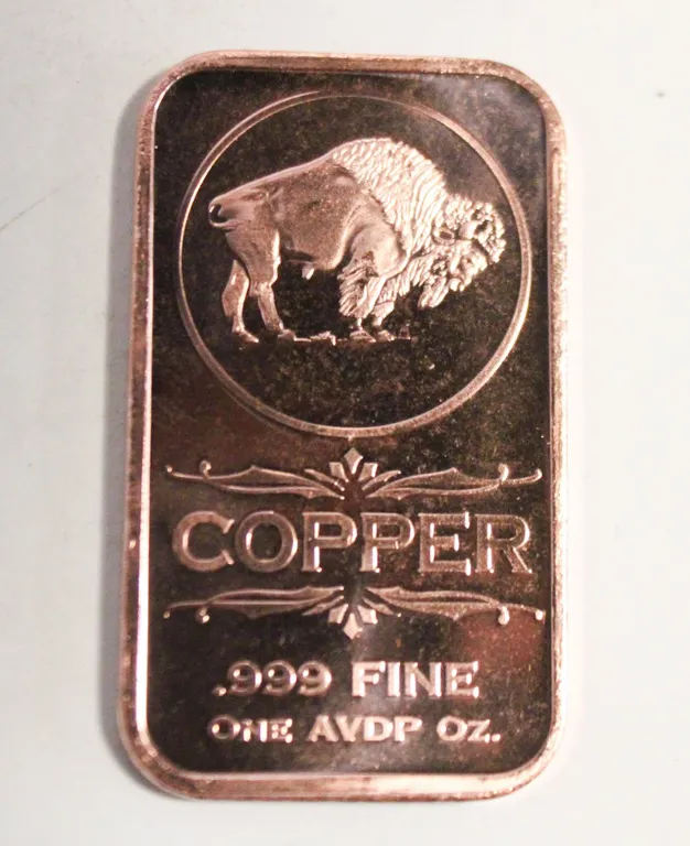 1 OZ COPPER BAR