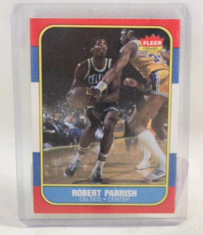 1986 NBA FLEER ROBERT PARRISH BOSTON CELTICS