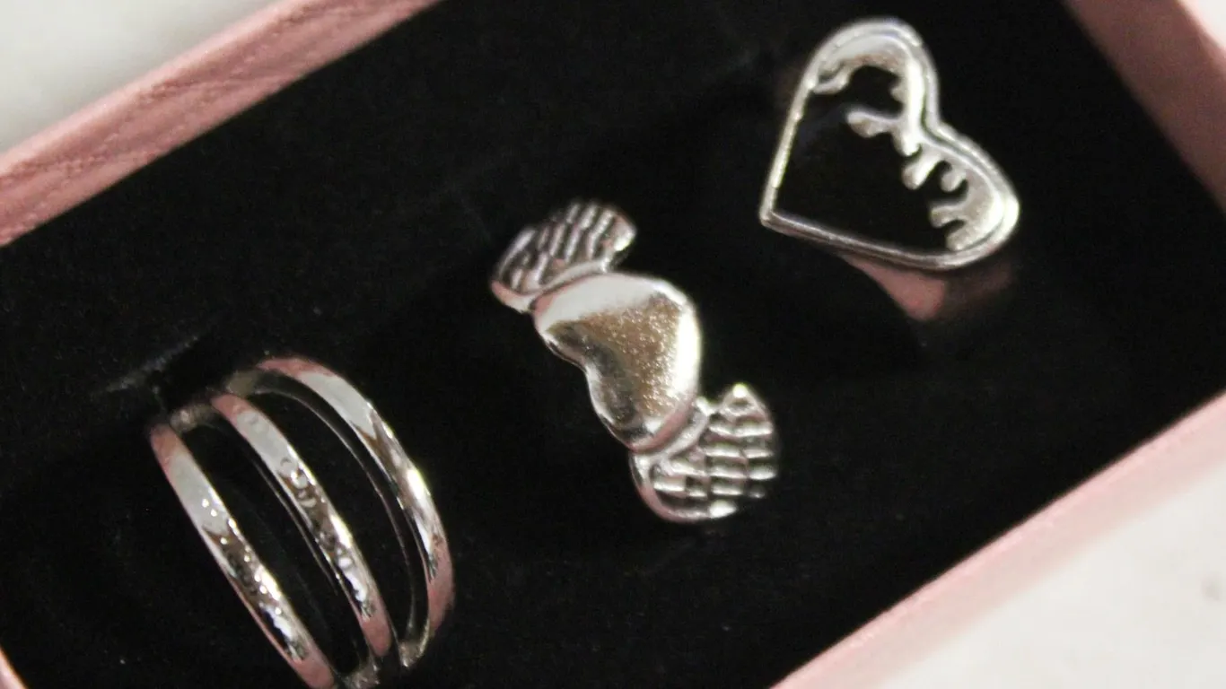 NEW 3PCS/SET RING SET SZ7
