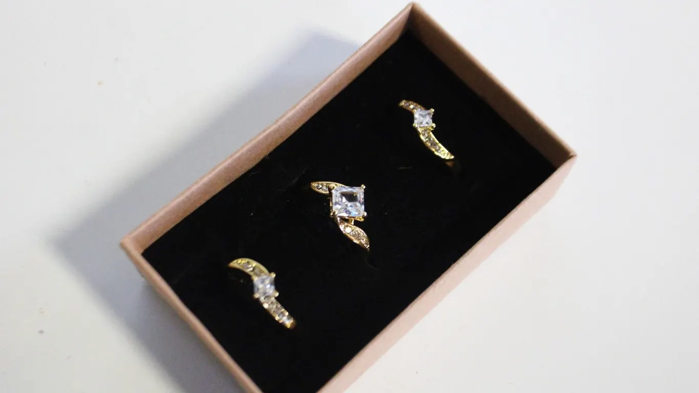 NEW 3PCS/SET RING SET SZ7