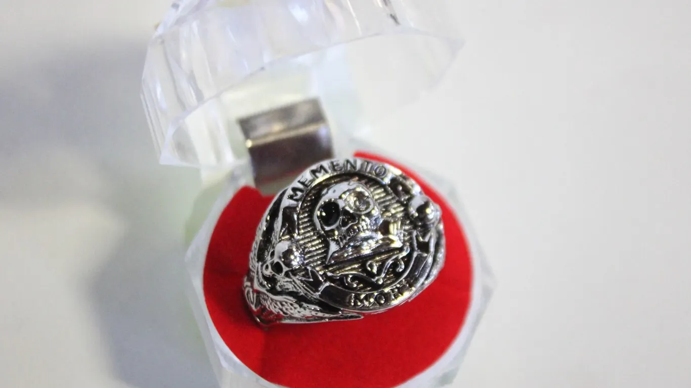 NEW SKULL BIKERS RING SZ12