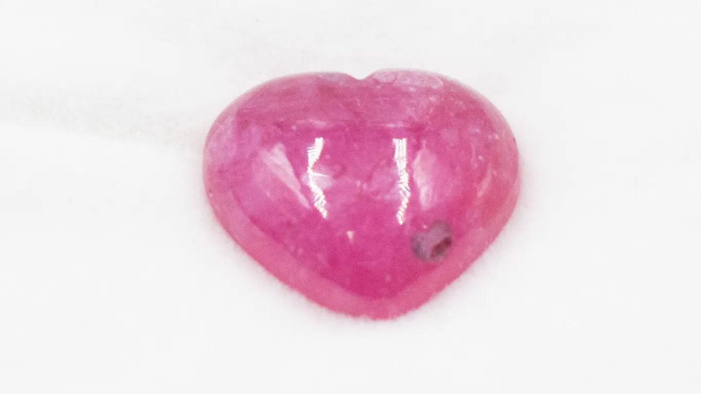 #225-NATURAL RED RUBY GEMSTONE 8.37 CT