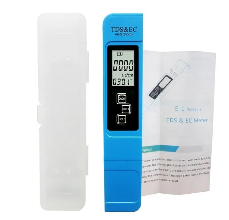NEW DRINKING WATER 3-IN-1 TDS & EC TESTER