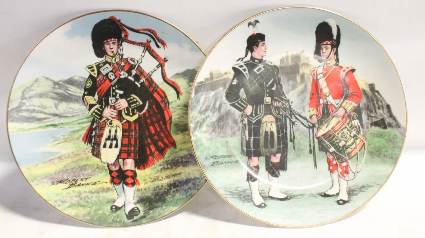 2 SCOTTISH PLATES