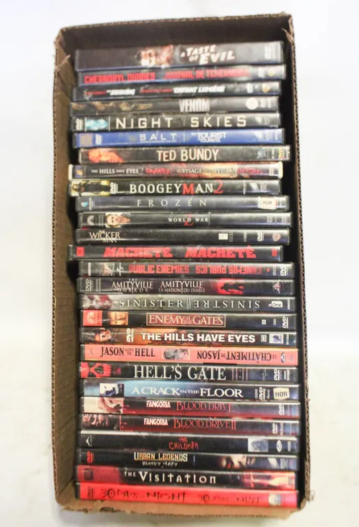 27. ASSORTED DVD MOVIES, LOTS OF HORROR.