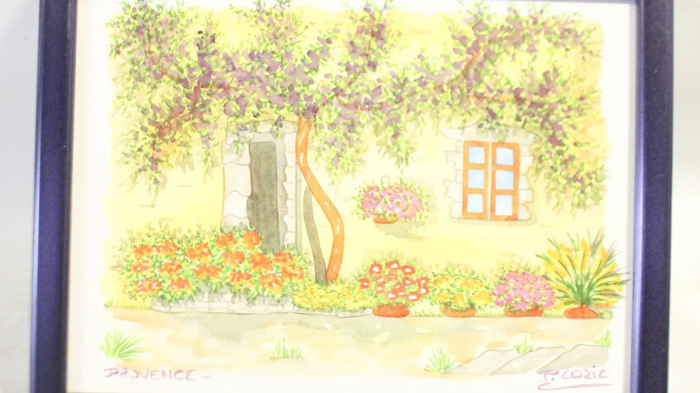 THIERRY COZIC ´PROVENCE ´ WATERCOLOUR