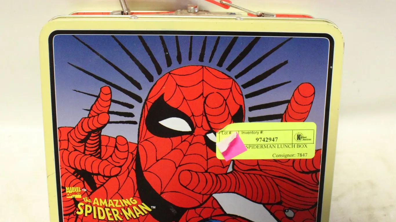 MARVEL SPIDERMAN LUNCH BOX 1998
