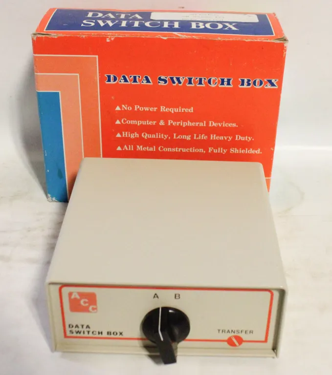 ACC DATA SWITCH BOX NEW IN BOX RS-232AB