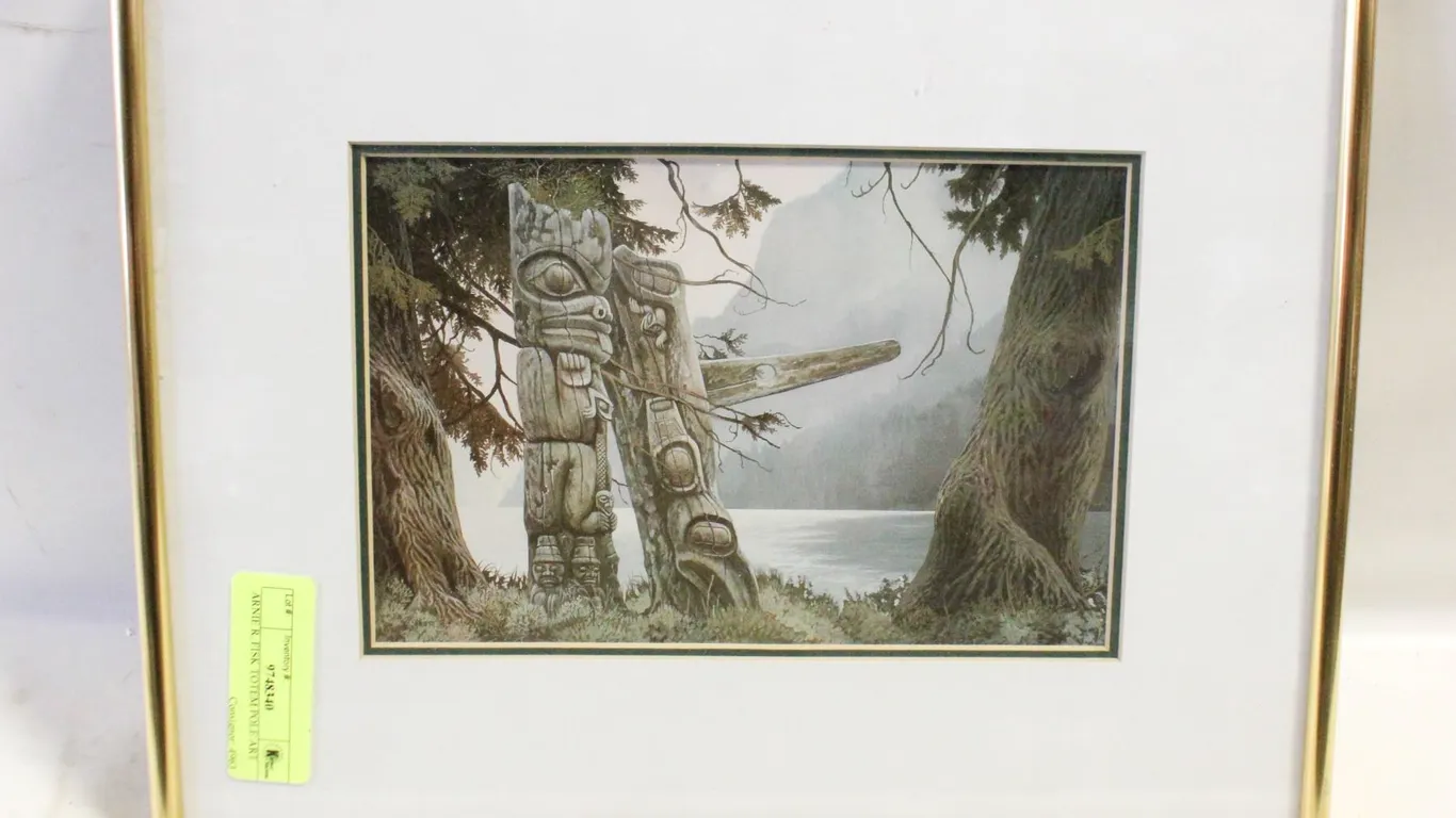 ARNIE R. FISK TOTEM POLE ART