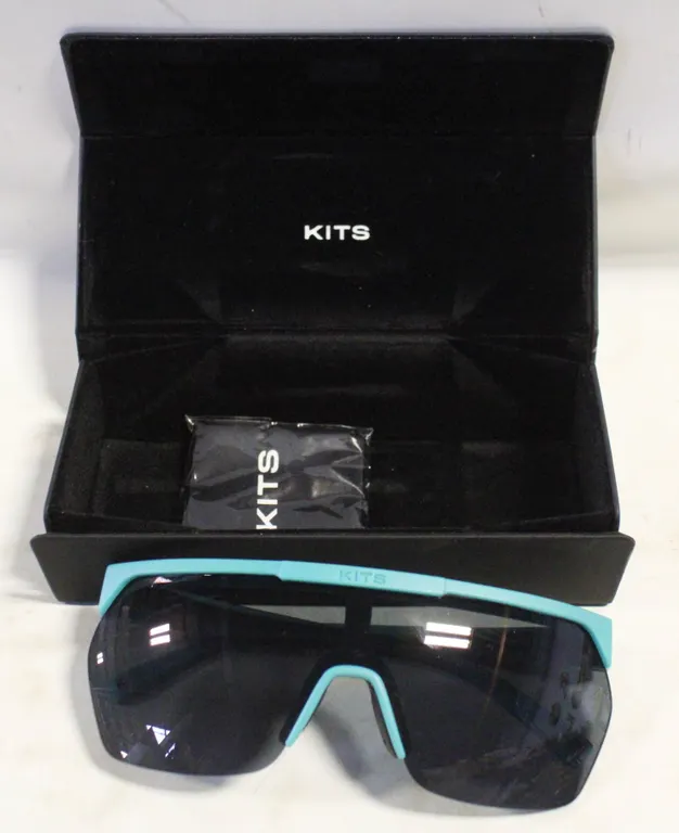 KITS PACE SUNGLASSES IN TURQUOISE WITH