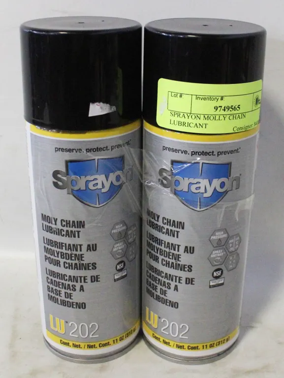 SPRAYON MOLLY CHAIN LUBRICANT