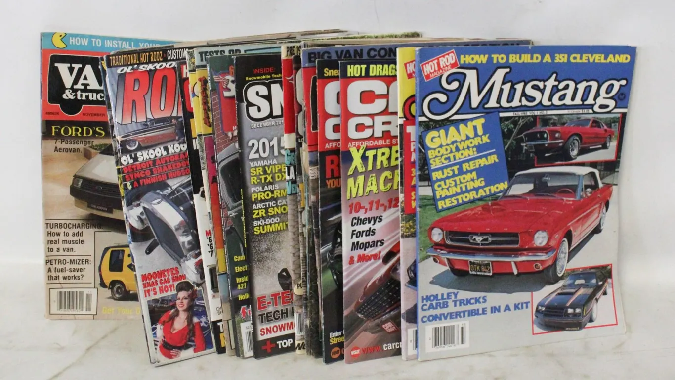 20 MUSCLE CAR BOOKS