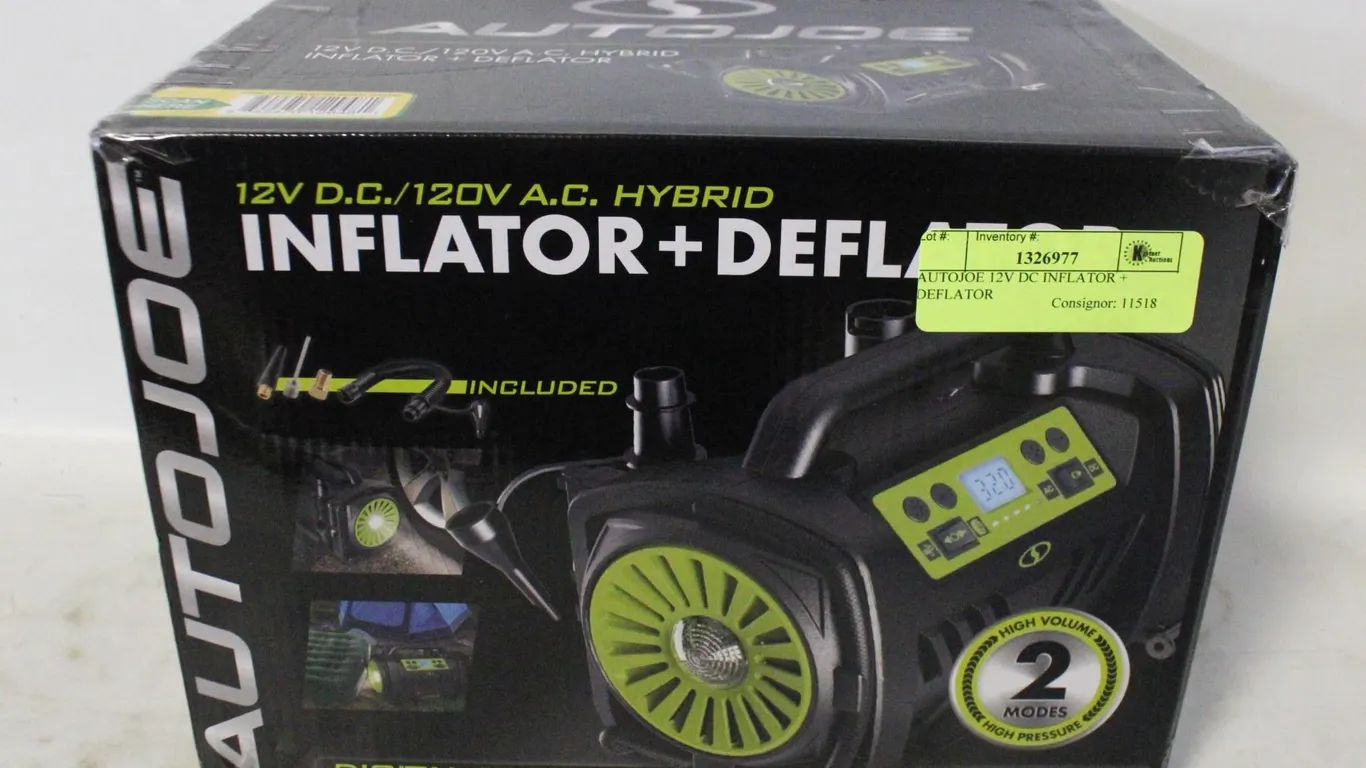 AUTOJOE 12V DC INFLATOR + DEFLATOR