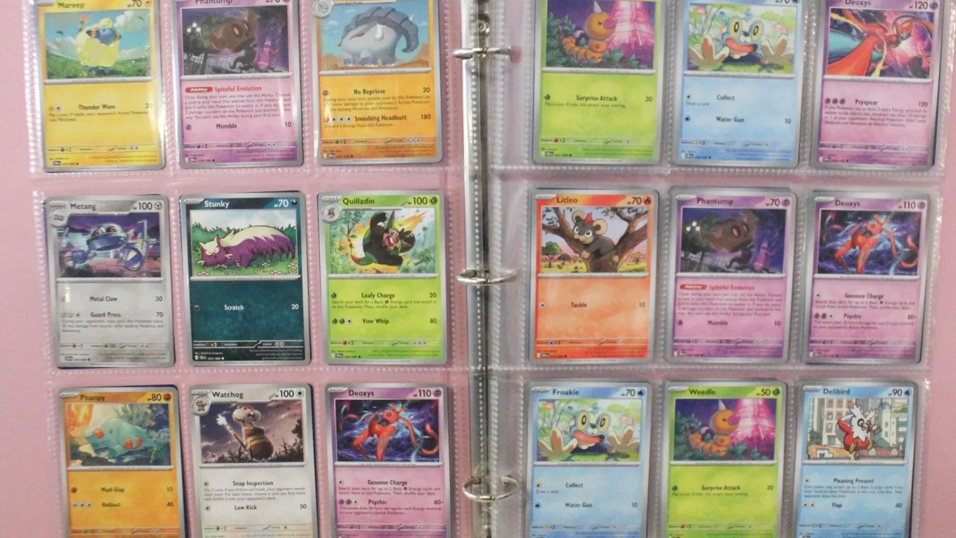 BINDER POKEMON CARDS