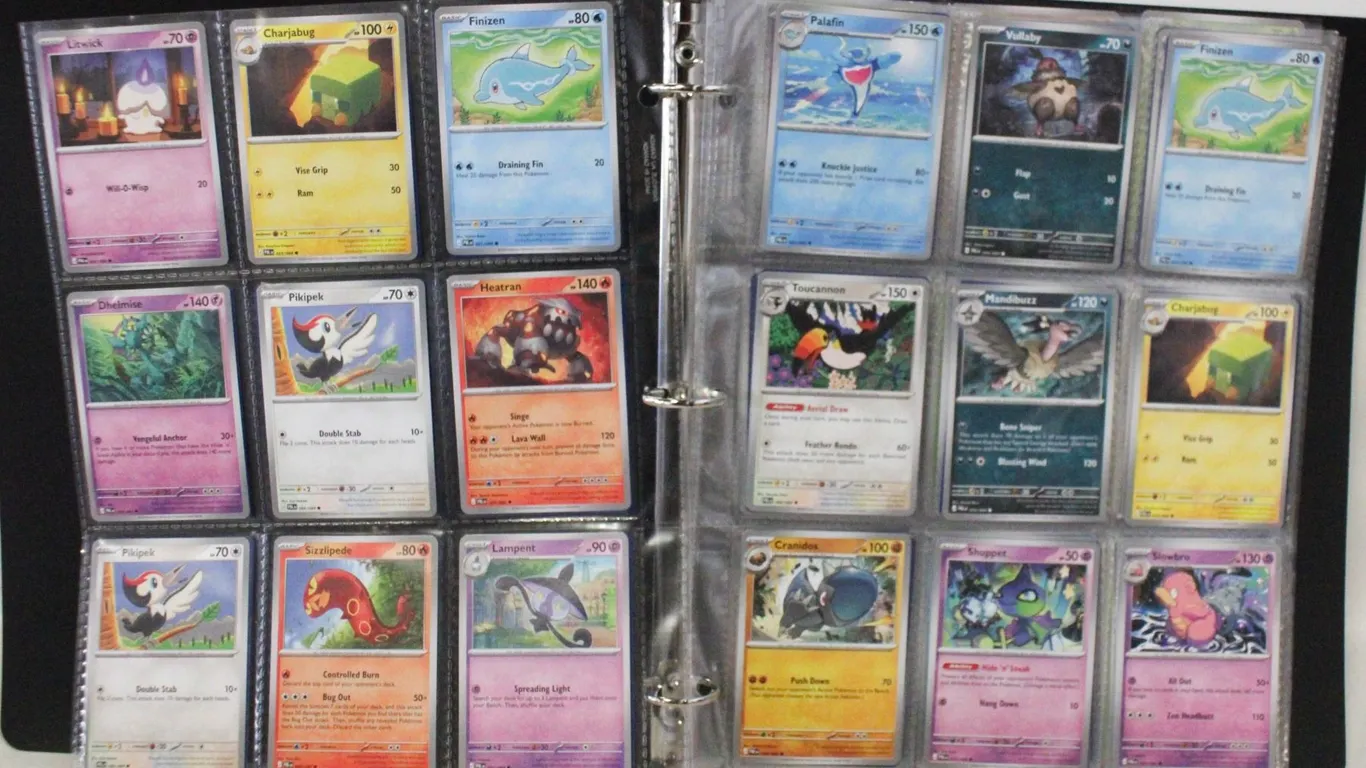 BINDER POKEMON CARDS