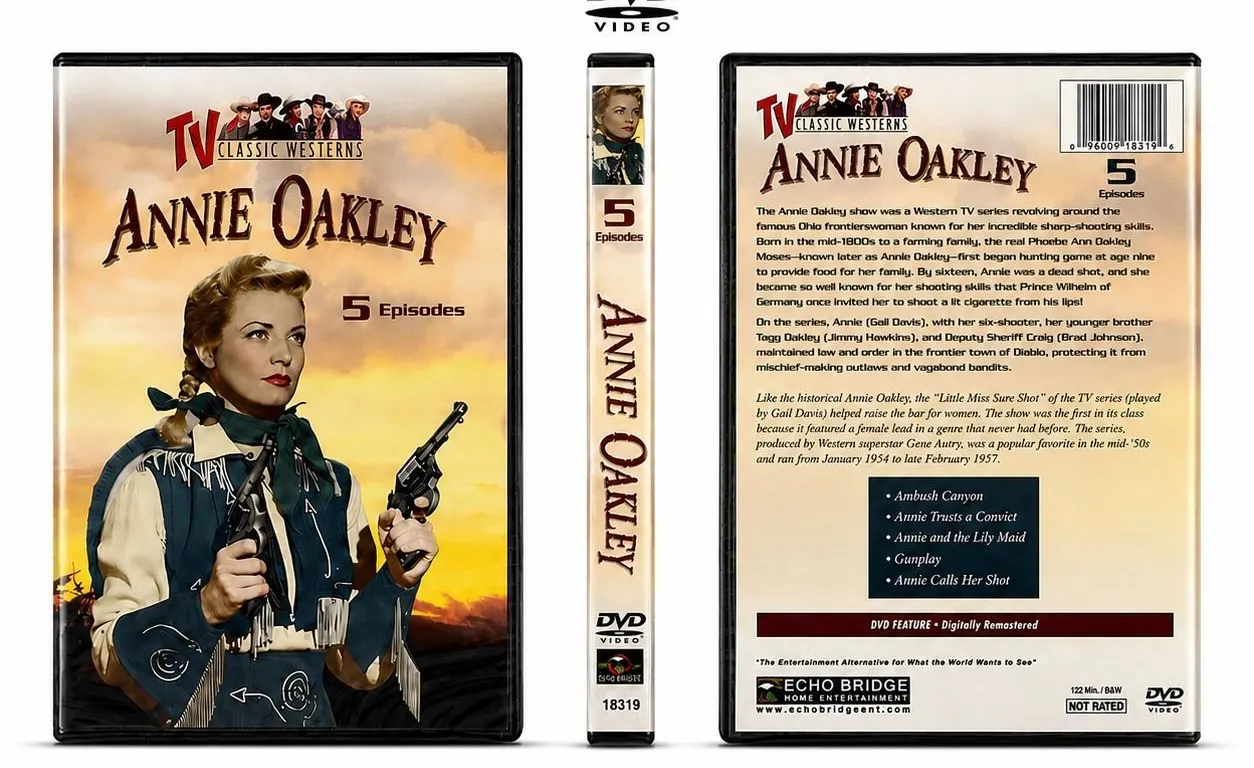 NEW DVD "ANNIE OAKLEY" GAIL DAVIS TV CLASSICS
