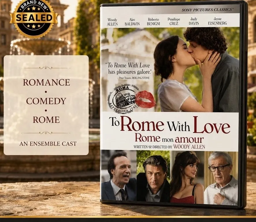 NEW DVD "TO ROME WITH LOVE" WOODY ALLEN 2012