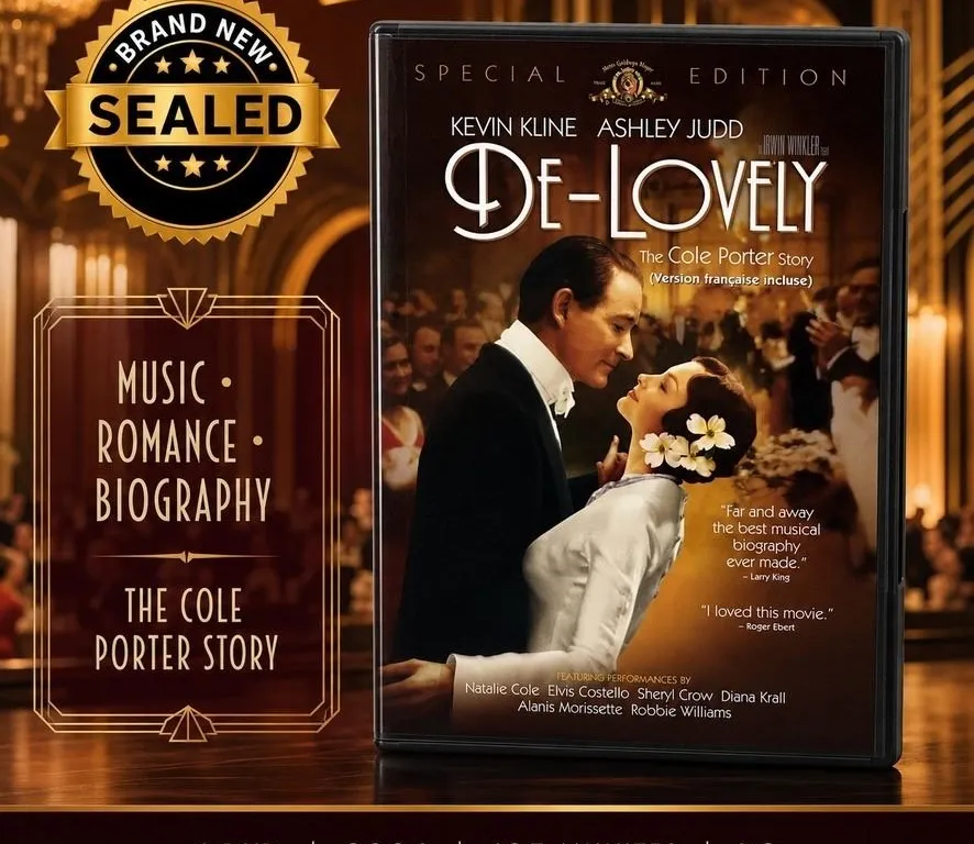 NEW DVD "DE-LOVELY" KEVIN KLINE 2004