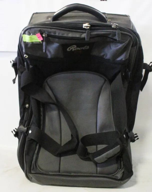 LARGE ROOTS ROLLING BACK PACK SUITCASE