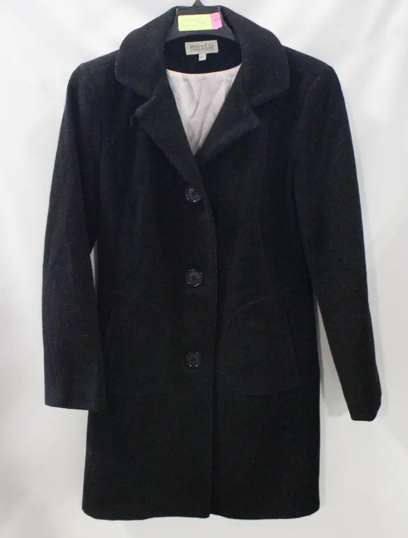 ESTATE RW&CO LADIES SZ S WOOL BUTTON UP