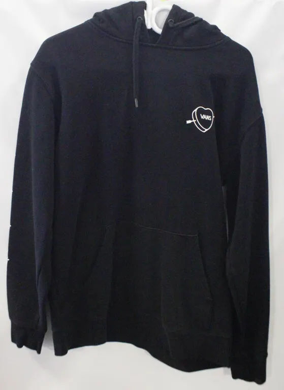 MENS MED VANS BLACK HOODIE