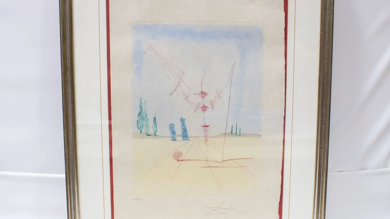 SALVADOR DALI ORIG SIGNED ART 210/300 DON QUIXOTE