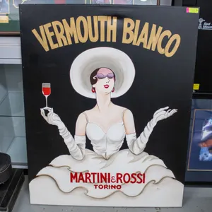 ORIG PAINTING OF VERMOUTH ADVERTISEMENT LARGE