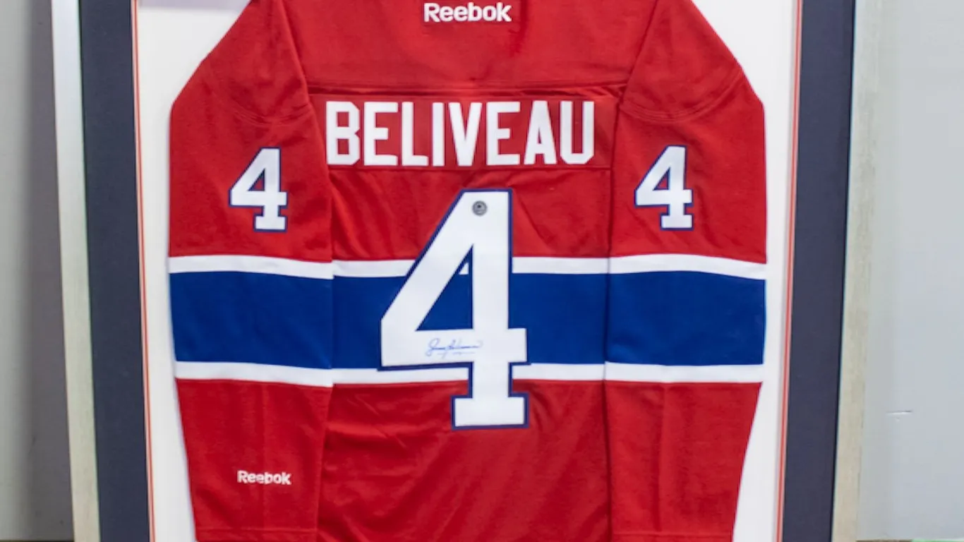 CUSTOM FRAMED MONTREAL CANADIANS