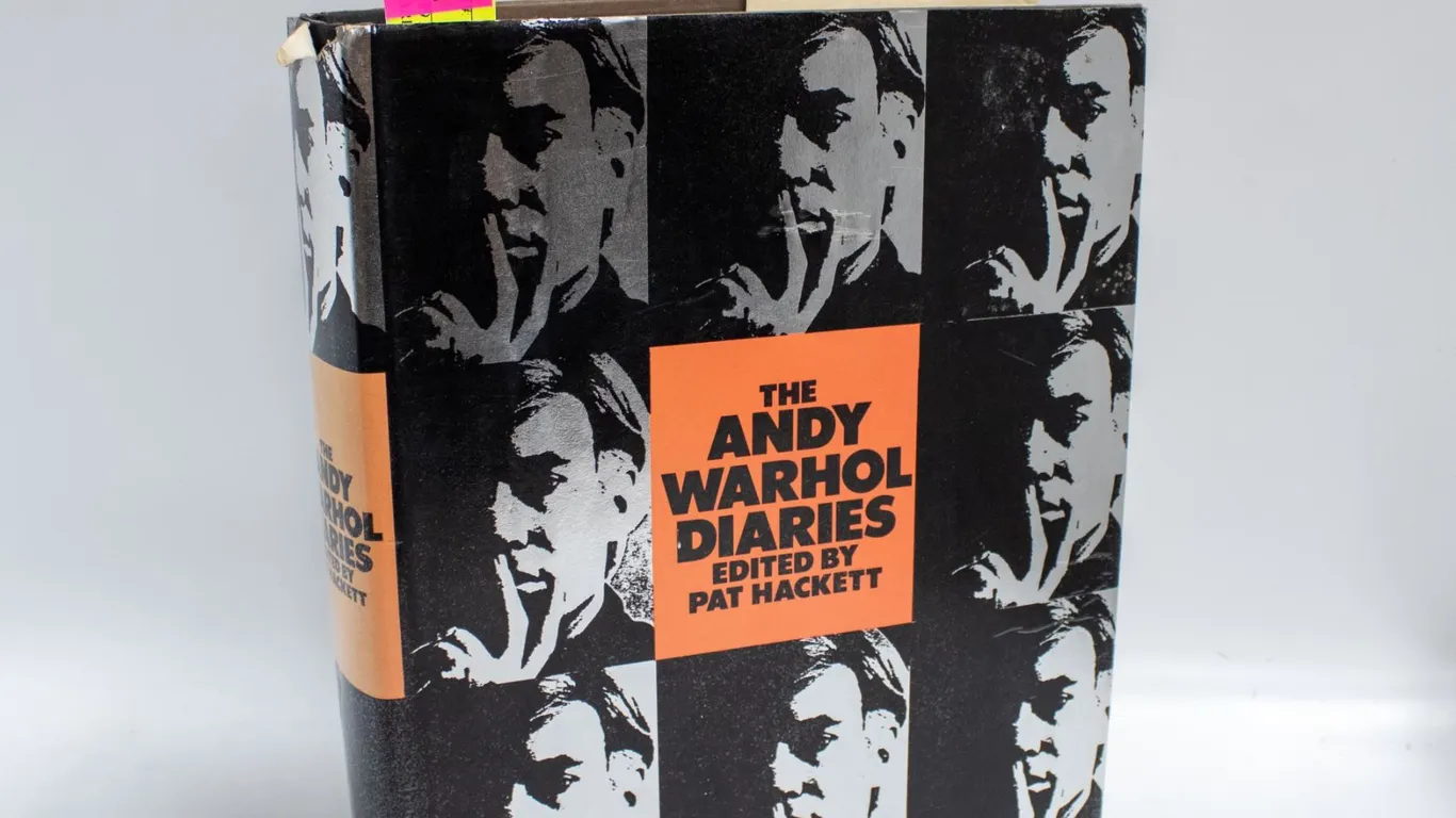 1989 ANDY WARHOL DIARIES HARDCOVER BOOK 1ST EDIT