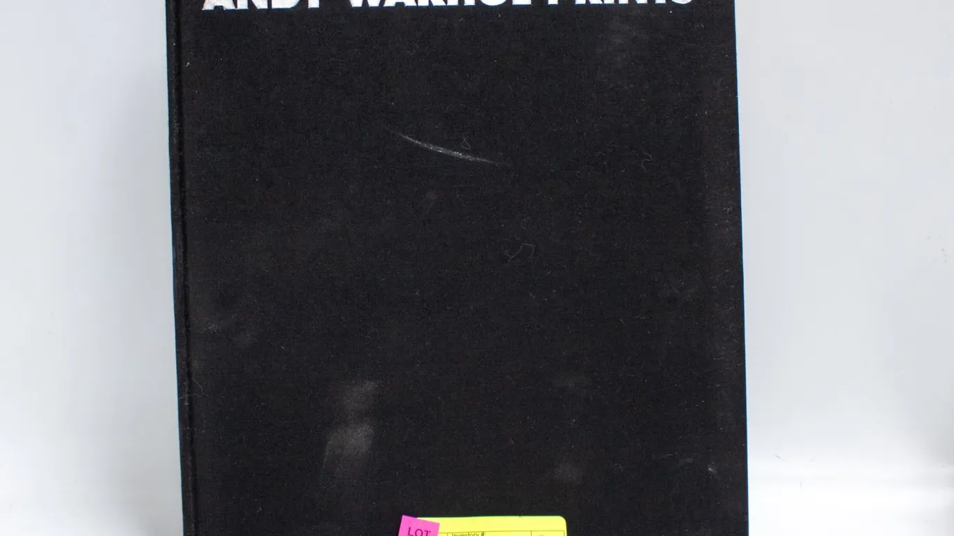 1985 ANDY WARHOL PRINTS HARDCOVER BOOK