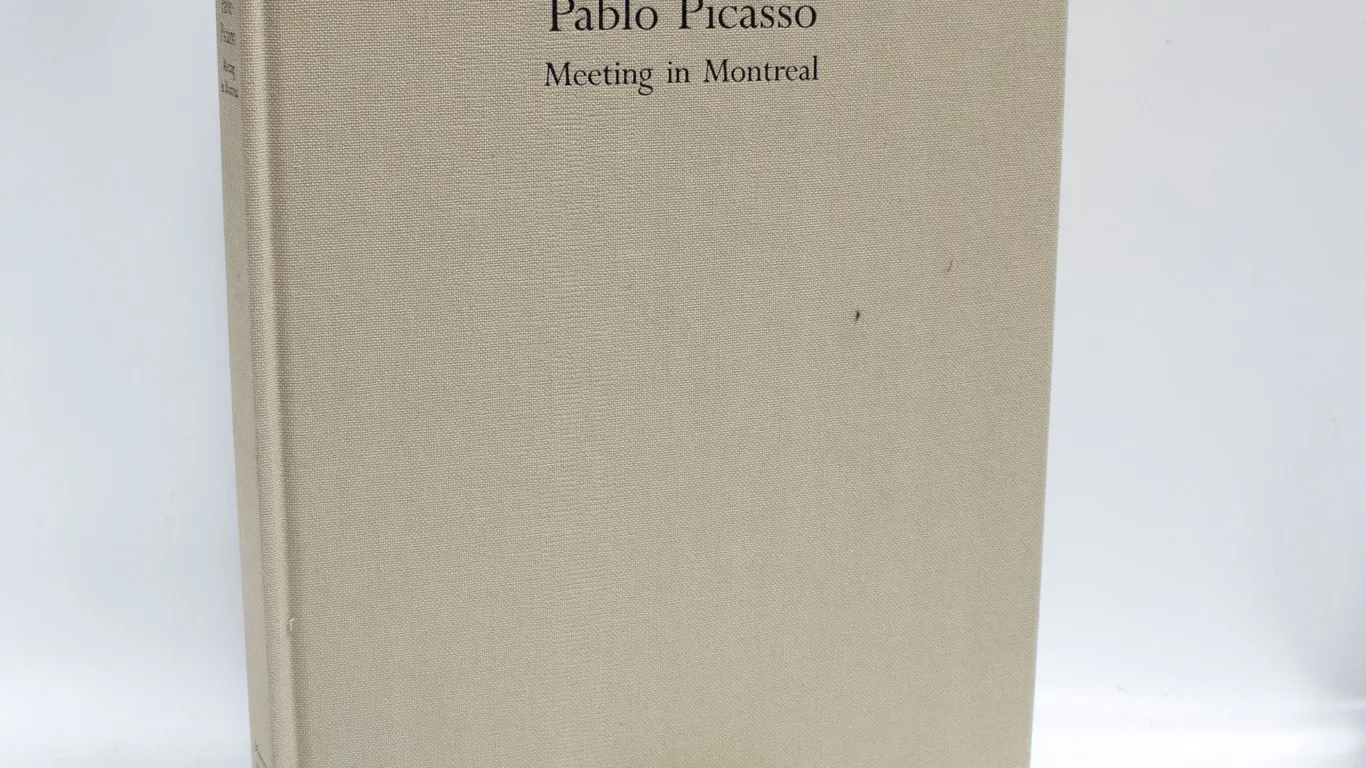 1985 PABLO PICASSO MONTREAL BOOK FROM