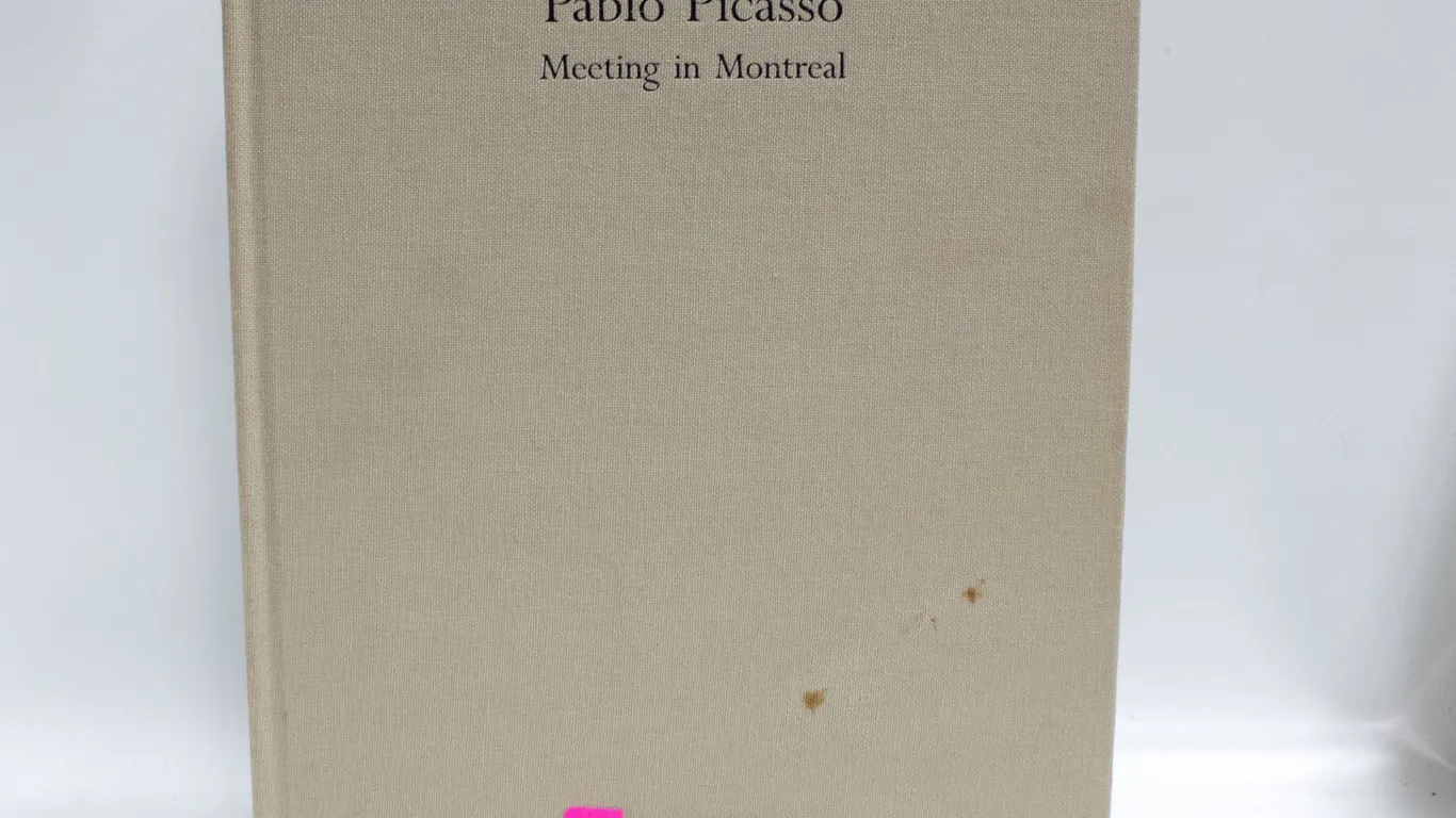 1985 PABLO PICASSO MONTREAL BOOK FROM EXHIBITION
