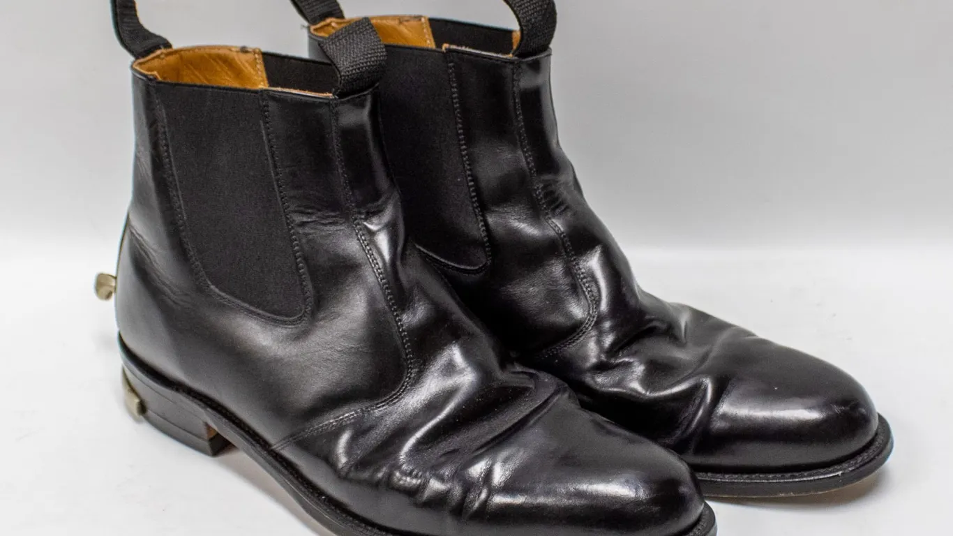 RCMP 'CONGRESS' BILTRITE BOOTS WITH SPURS SIZE 13