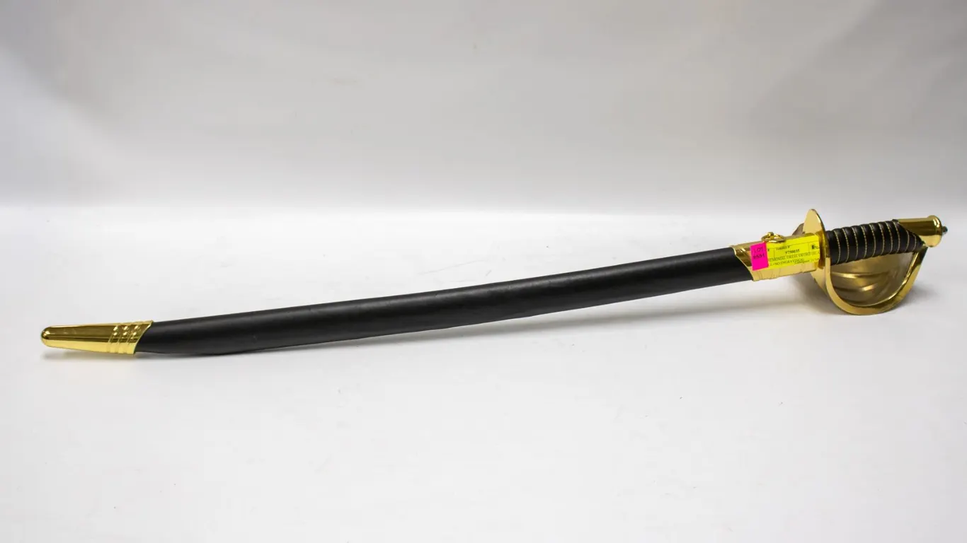 CEREMONIAL DRESS SWORD (BLADE DULL+NO ENGRAVINGS)