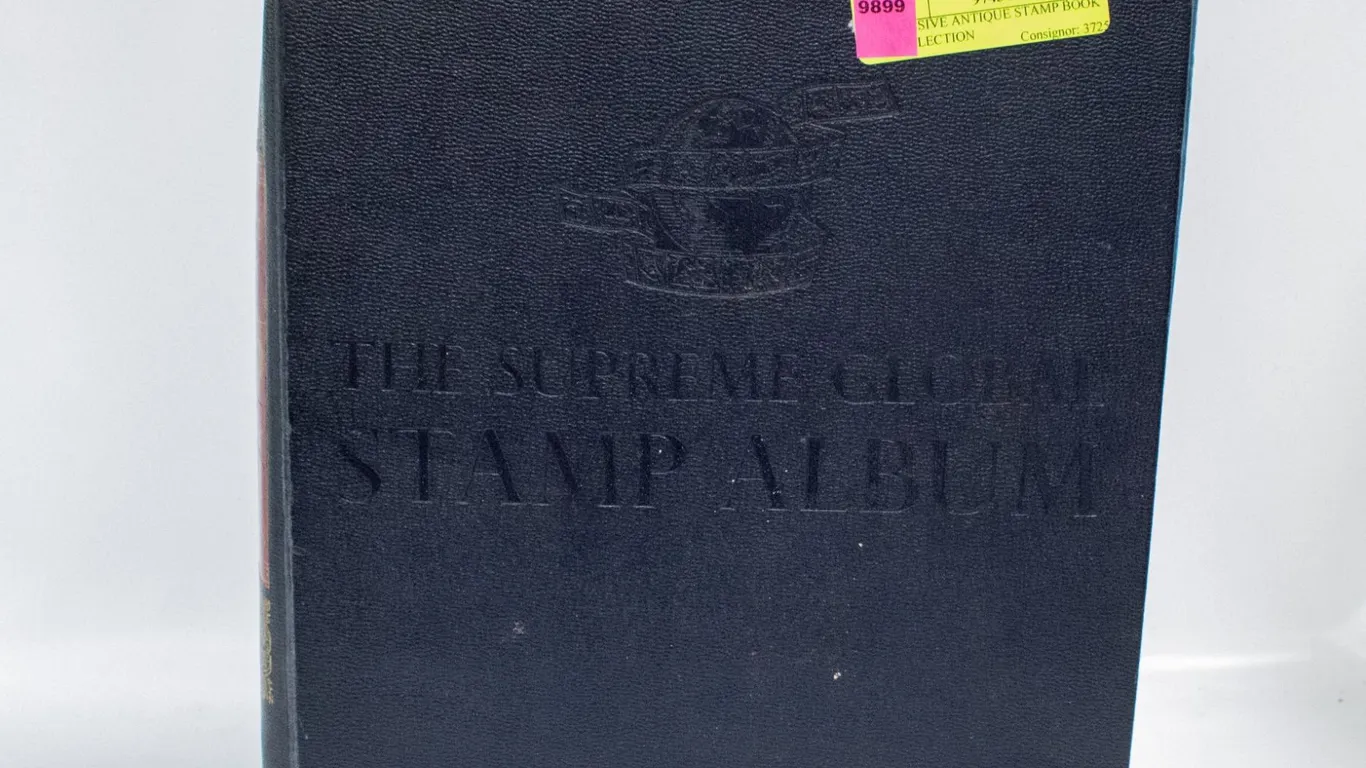 MASSIVE ANTIQUE STAMP BOOK COLLECTION