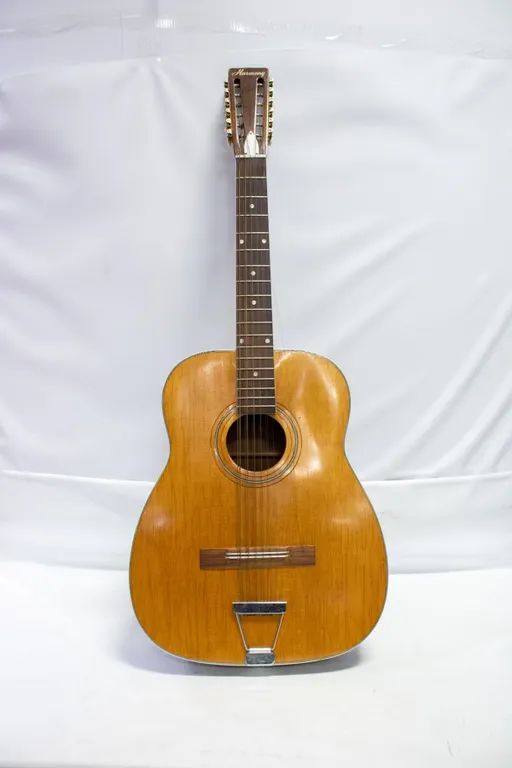 1950S HARMONY 12 STRING FAT BODY ACOUSTIC W CASE