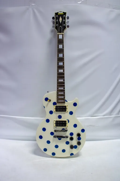 1960S RAVEN LES PAUL ELECTRIC POLKA DOT W CASE