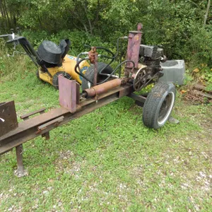 shop built towable log splitter NOT RUNNING engine pulls over may need some carburetor  work