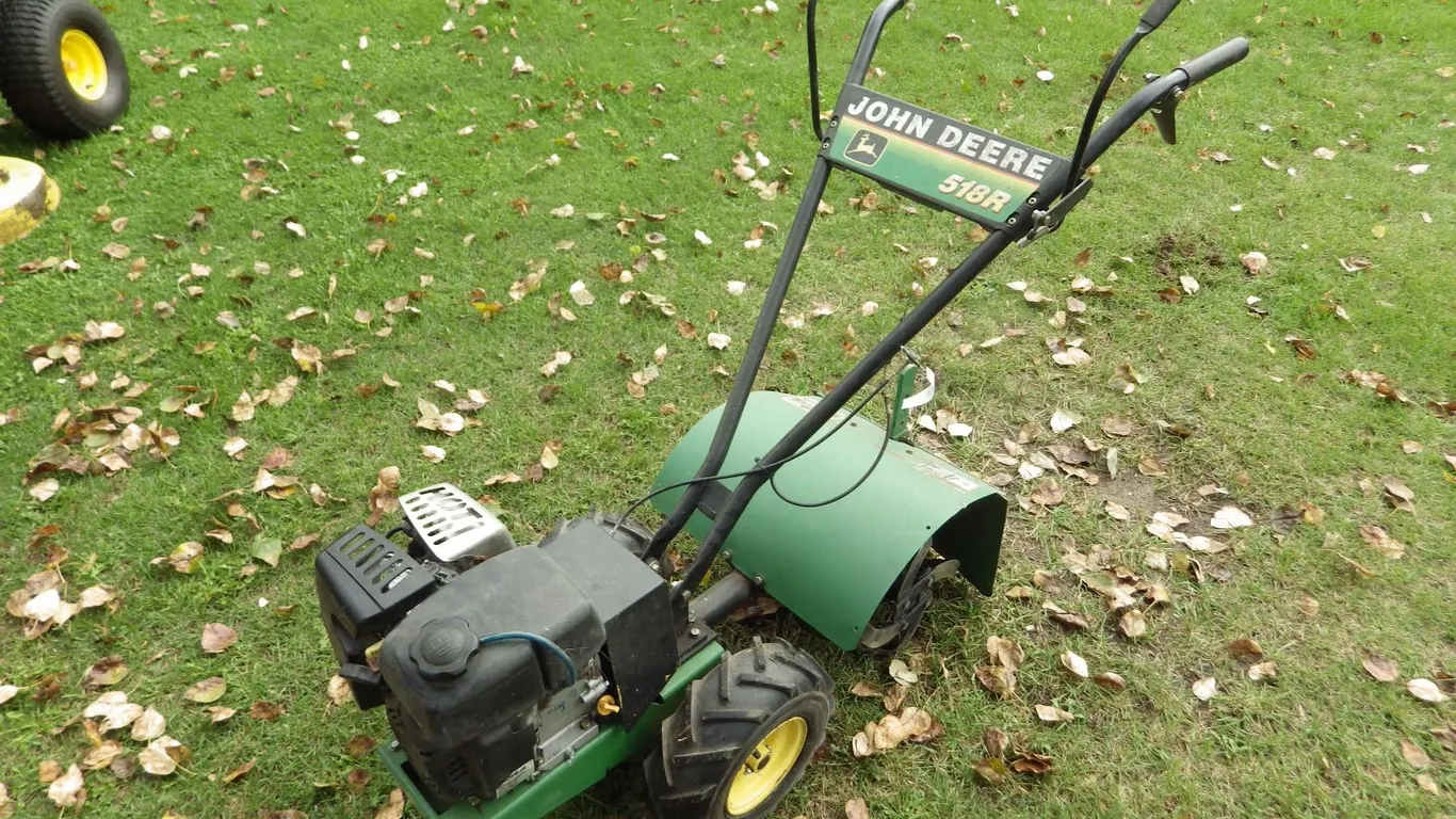 John deere 518R Rear tine rototiller with Kohler 6.5 horsepower engine NO REVERSE