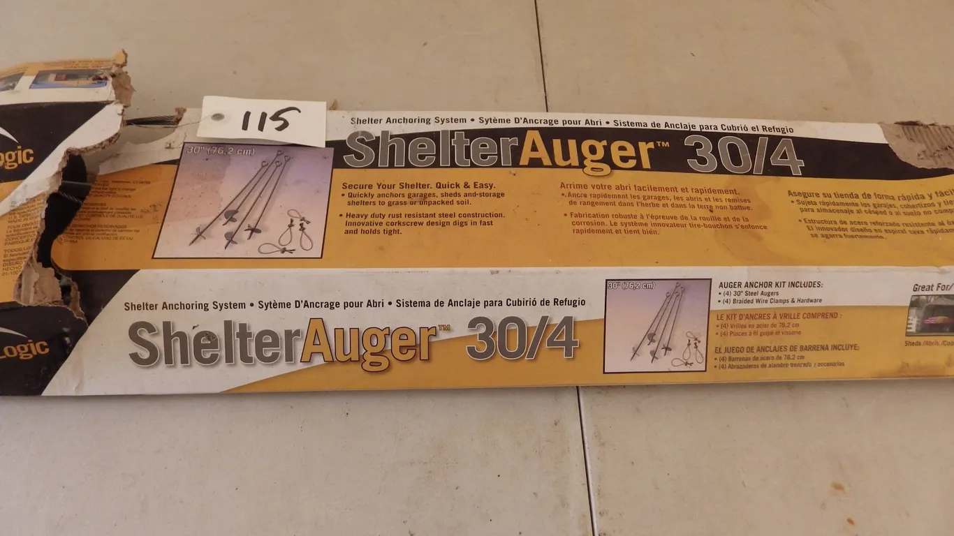 shelter anchor kit