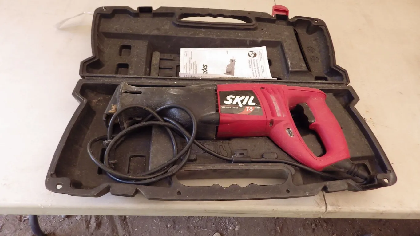 skill variable 7.5 amp electric reciprocating Saw