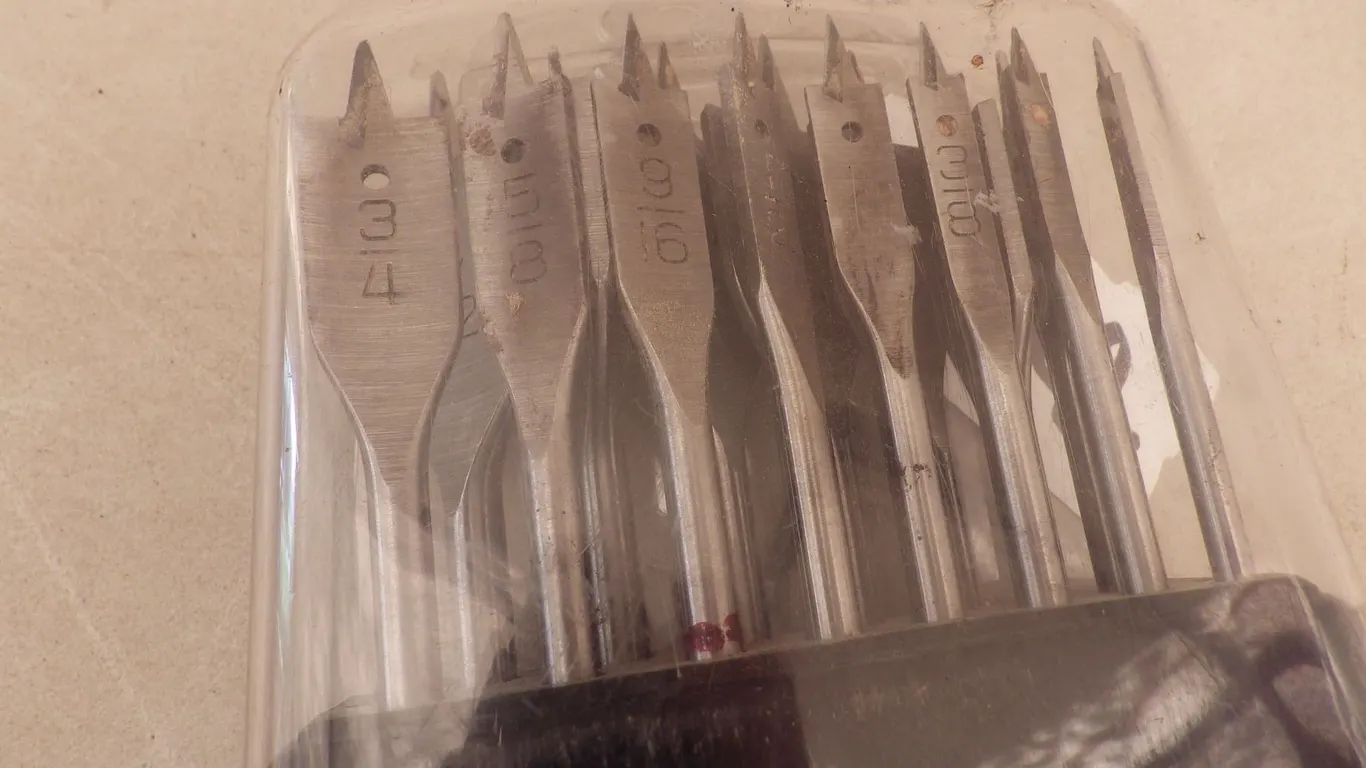 wood spade bit drills