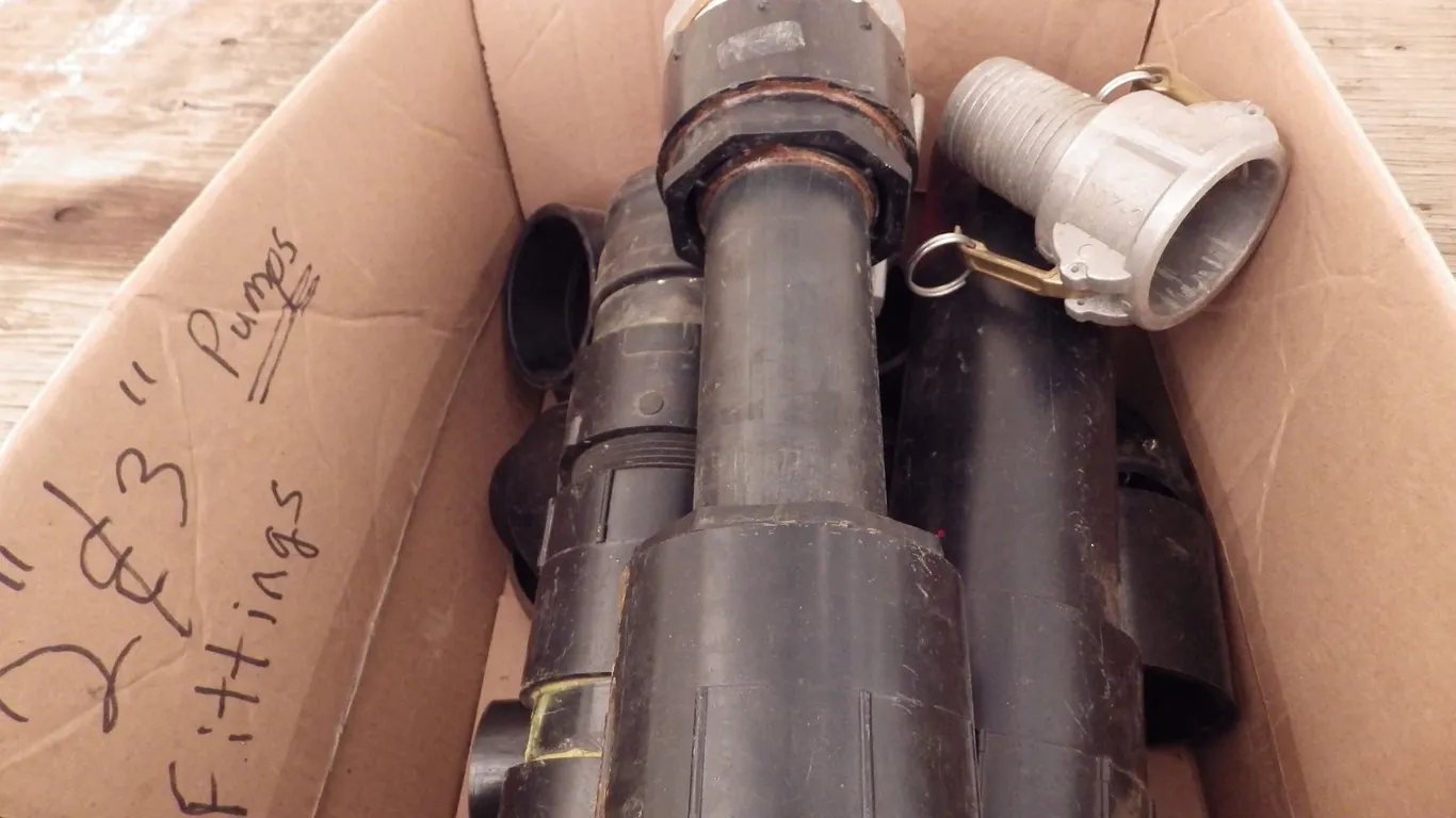 two and three inch pump fittings