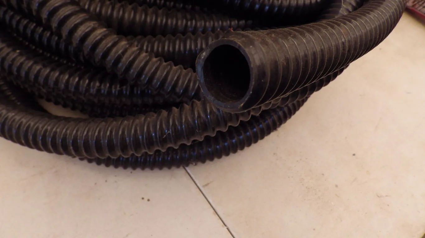 pond / sump pump tubing Approximately one inch in diameter