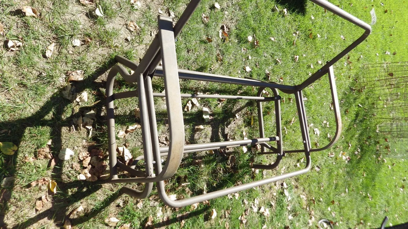 Two seater patio lawn garden glider no cushions